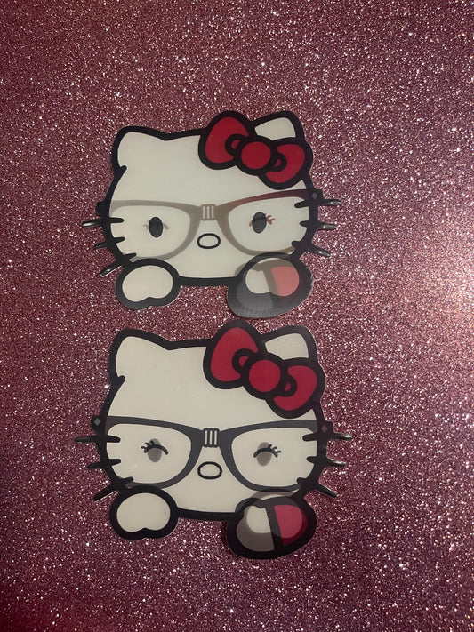 HELLO KITTY 3D WATERPROOF STICKER